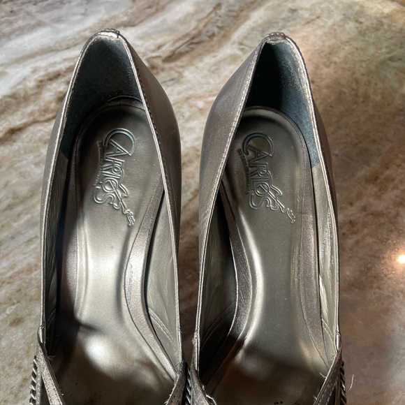 Carlos Santana Chainber Platino Heels - Silver - Picture 8 of 8